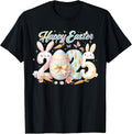 Happy Easter 2025 Bunny Rabbit Face Easter Day Women Girls T-Shirt