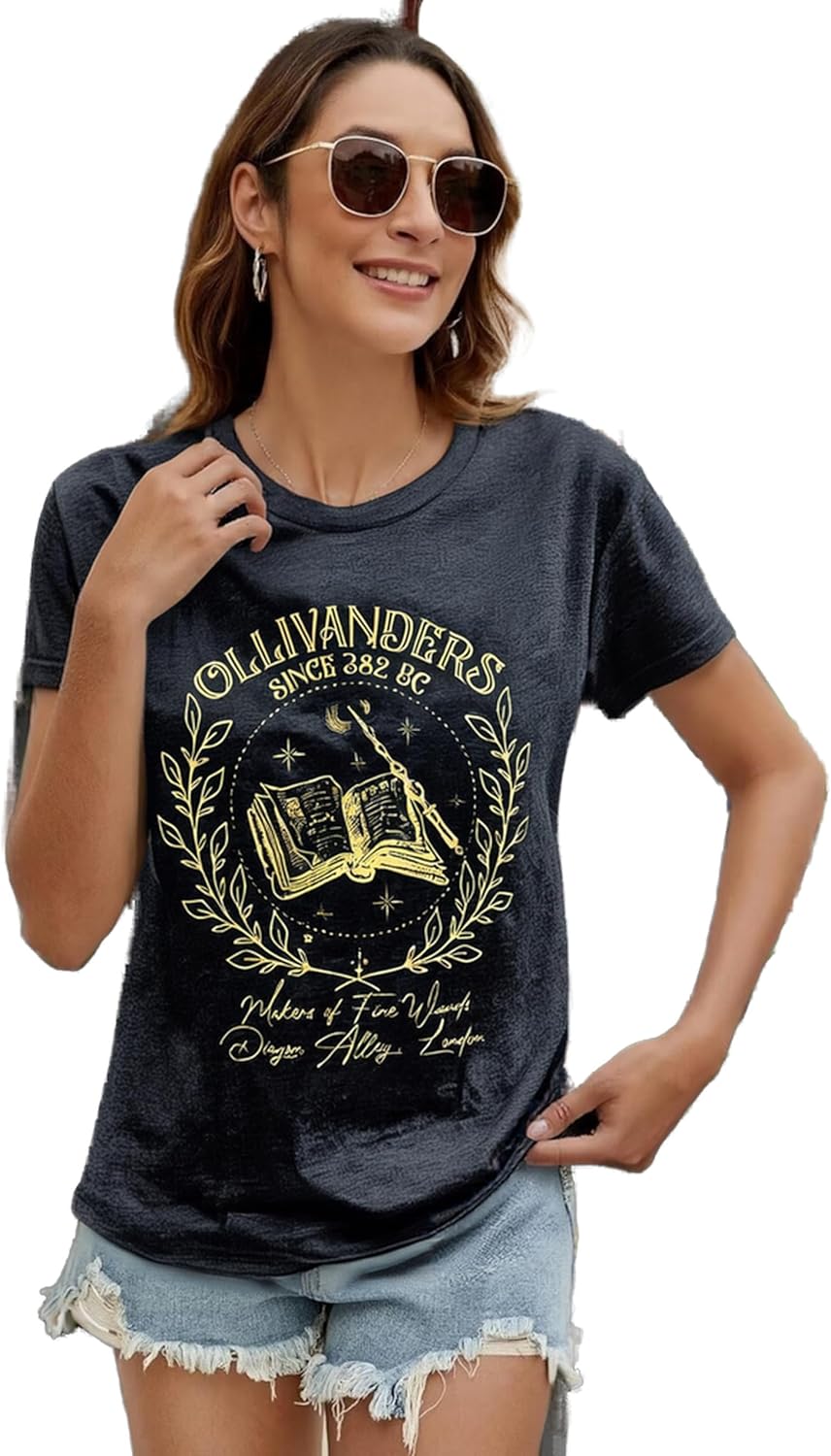 Fashion Graphic Tee for Women Casual Printed T Shirt with Comfortable Fit and Everyday Wear Appeal