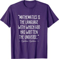 Galileo Inspirational Mathematics Quote Mathematician T-Shirt