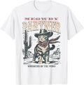 Meowdy Partner Cowboy Cat Vintage T-Shirt