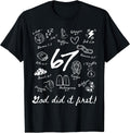 Vintage God Did It First 67 Six Seven Meme Christian Bible T-Shirt