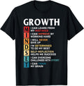 Growth Mindset Definition - Motivational Quote Inspiration T-Shirt Small