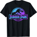 Blue & Purple Fossil Logo Graphic Short Sleeve T-Shirt