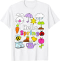 Hello Spring and Easter Day 2026 Bunny Hello Spring Toddler T-Shirt