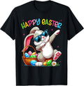 Funny Dabbing Bunny Easter Happy Easter for Boys Girls Adult T-Shirt