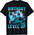 Birthday Boy Time to Level Up Video Game Birthday Gamer Boys T-Shirt Small