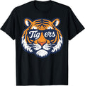 Vintage Tiger Wearing Sunglasses Retro Graphic Tee Tiger T-Shirt