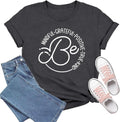 Be Kind Shirt for Women Kindness T-Shirts Inspirational Positive Short Sleeve
