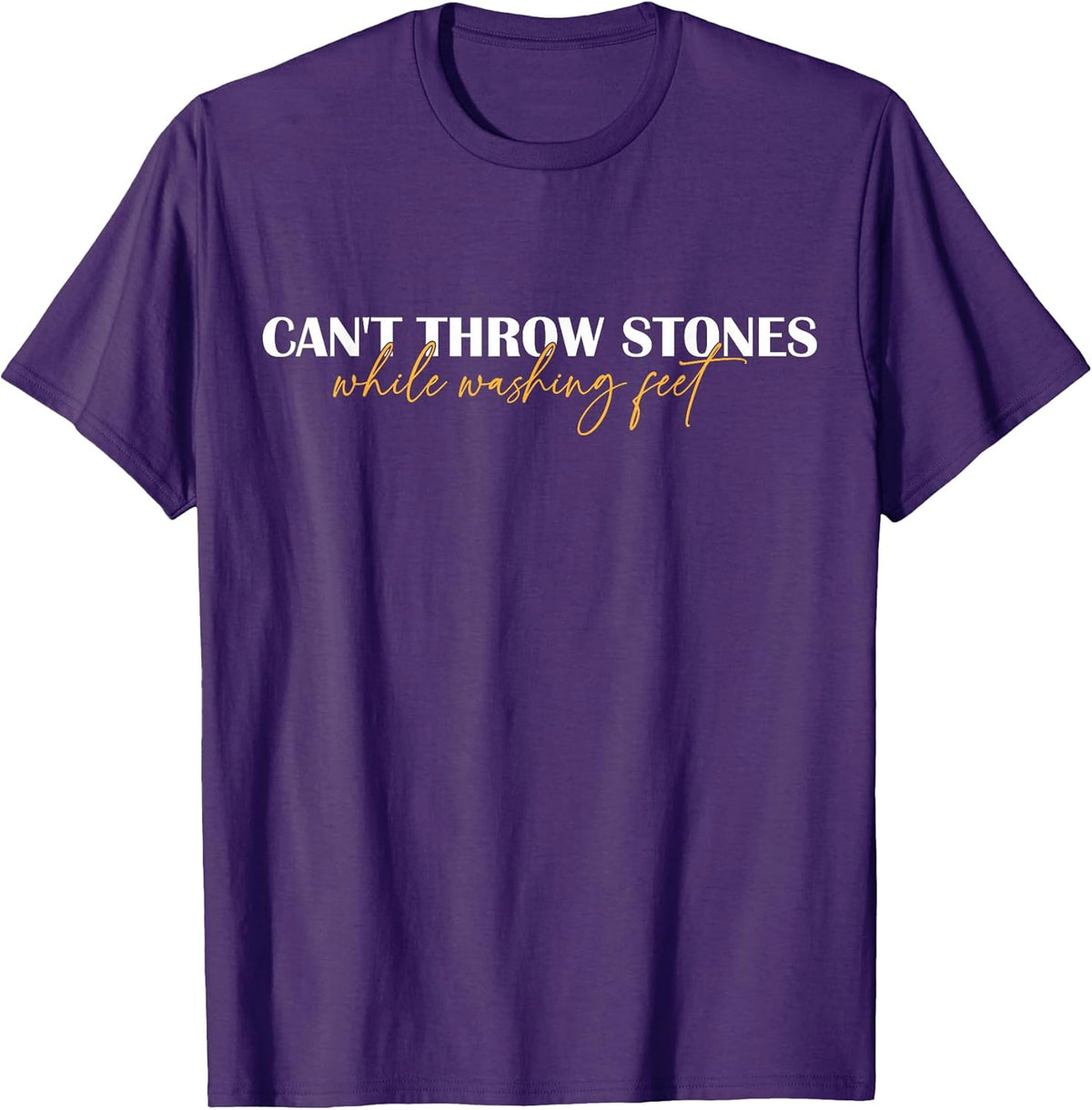 Can't Throw Stones While Washing Feet