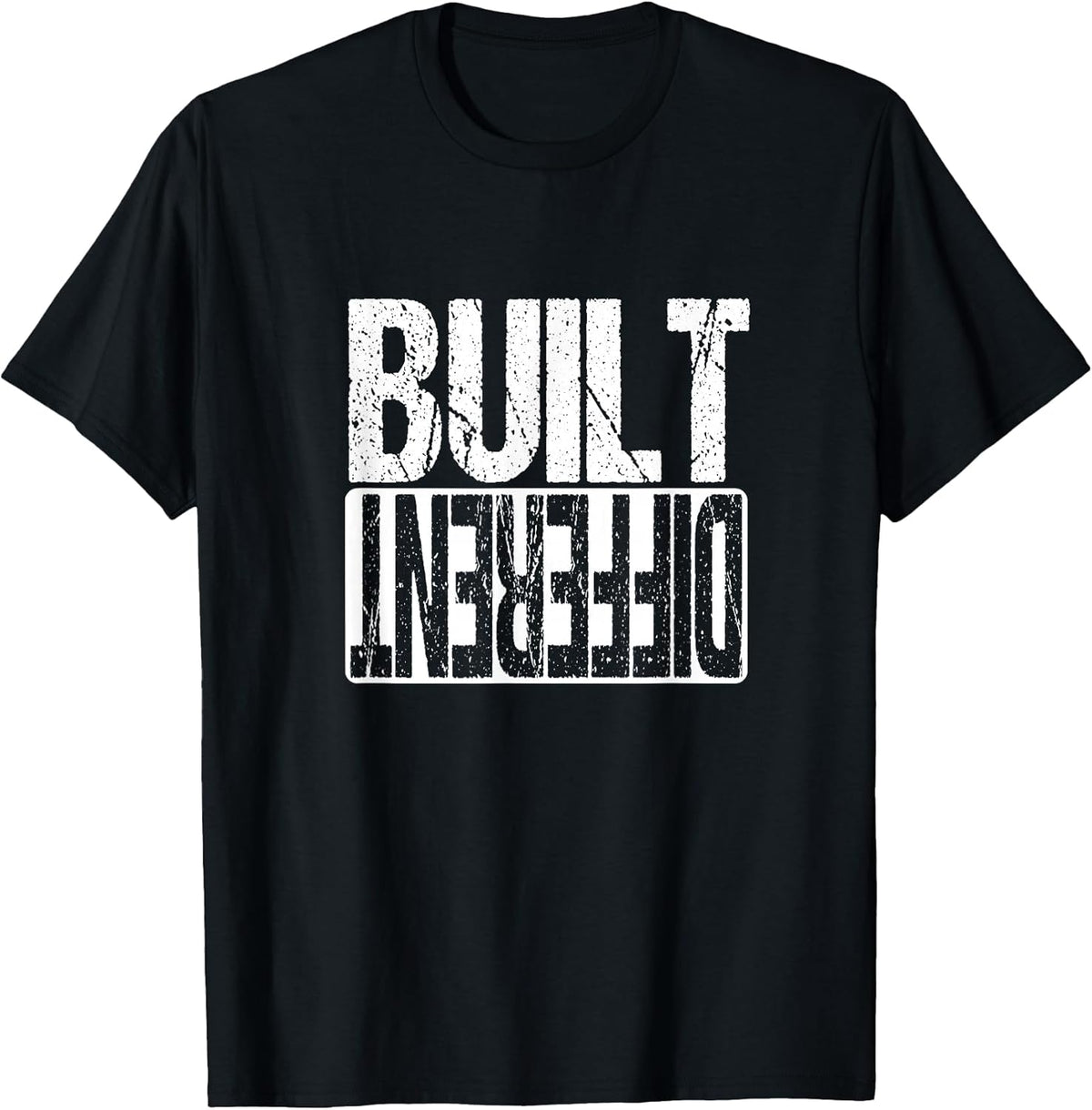 Motivational Hustle Built Different Grind Execution T-Shirt