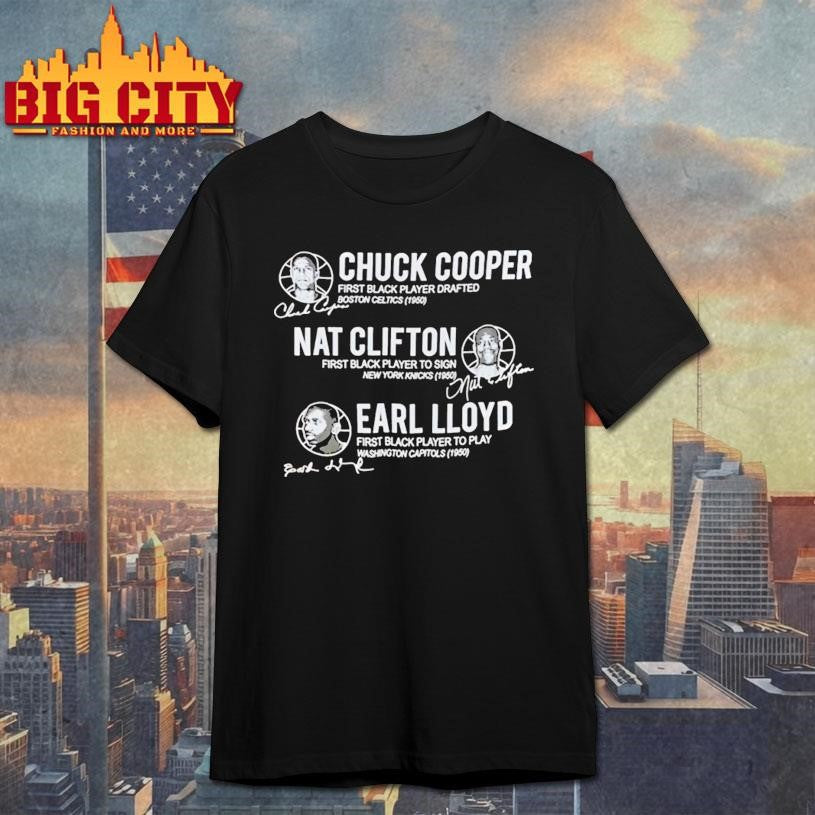 75Th Anniversary Nba Pioneers Cooper Clifton Lloyd Shirt