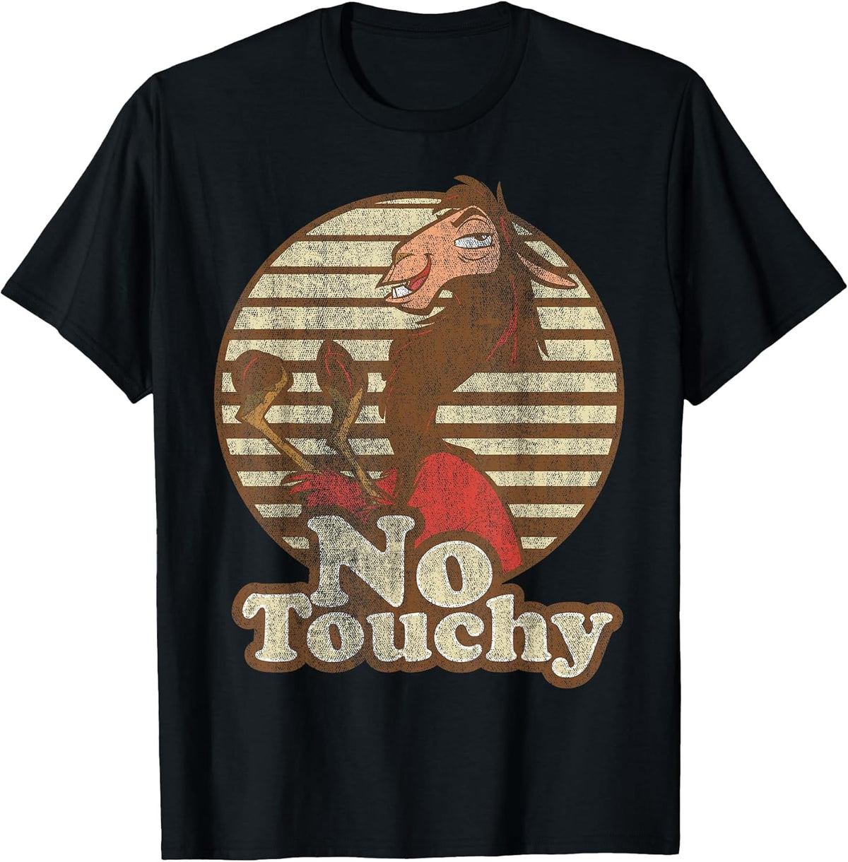 Emperor's New Groove Kuzco Llama No Touchy Short Sleeve T-Shirt