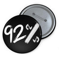 92% Black Women Button