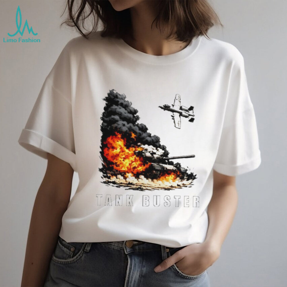 A 10 Warthog Tank Buster Military Aviation Graphic T Shirt