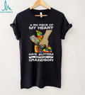 A Big Piece Of My Heart Has Autism And He’s My Grandson Holding Hands T Shirt