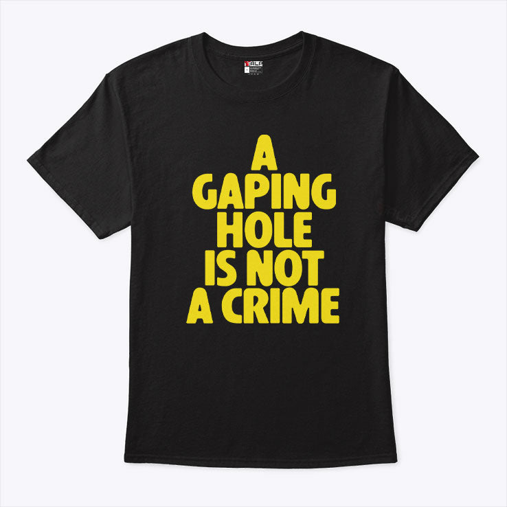 A Gaping Hole Is Not A Crime T Shirt