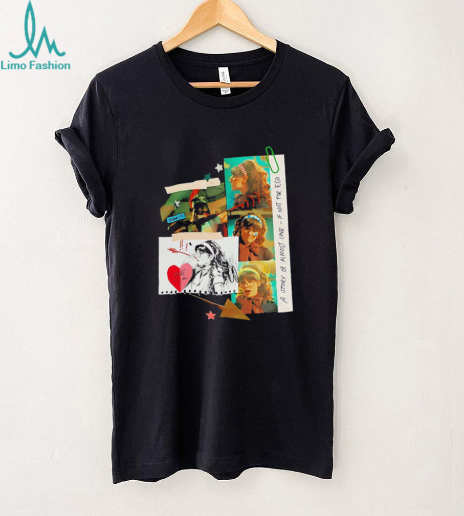A Story Of Almost Love Retro Collage Aesthetic Graphic T Shirt
