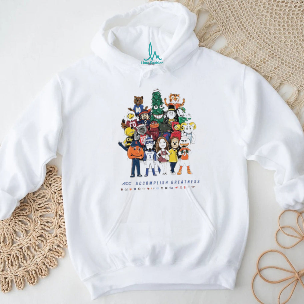 ACC Accomplish Greatness College Basketball Mascots T Shirt