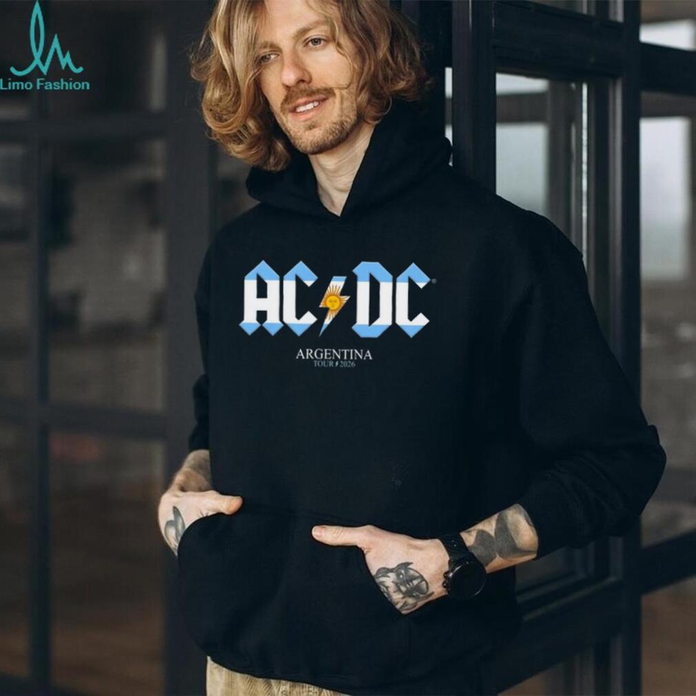 ACDC Argentina Tour 2026 Sun of May Lightning Bolt T Shirt