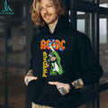 ACDC PWR UP Angus Young Schoolboy Green Suit Graphic T Shirt