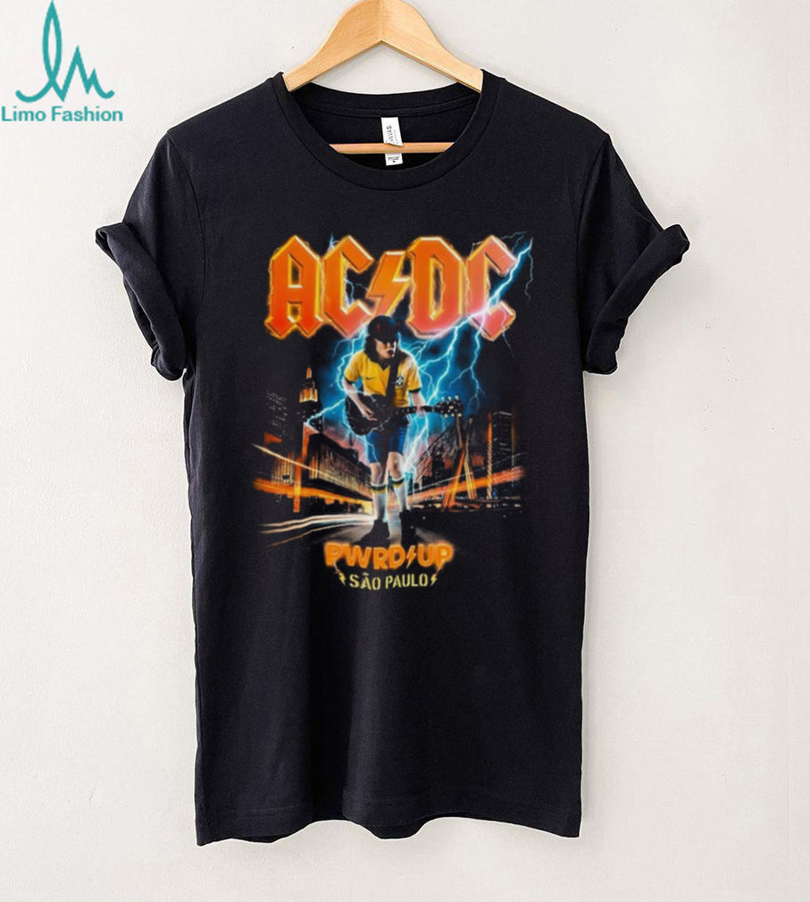 ACDC PWR UP Sao Paulo Brazil Tour Cityscape Graphic T Shirt