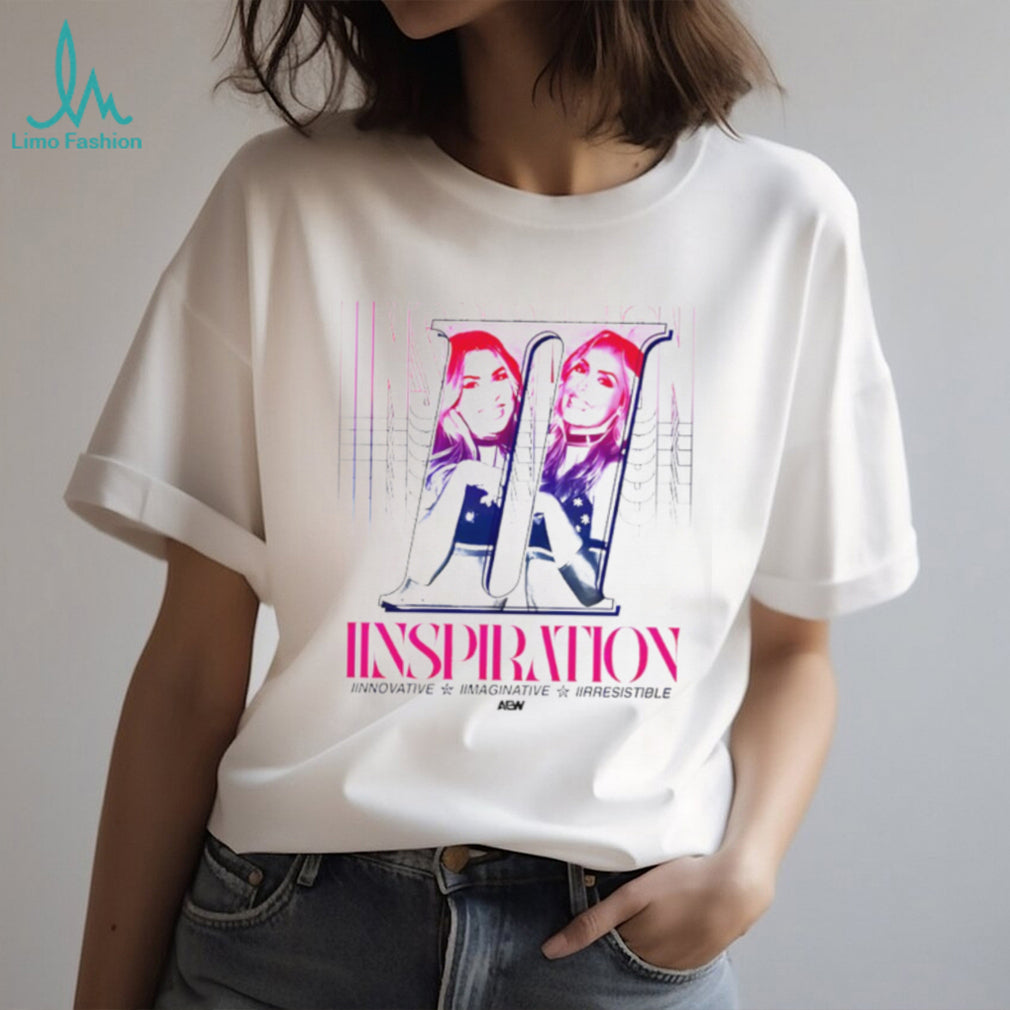 AEW The IInspiration Cassie Lee and Jessica McKay Innovative Imaginative T Shirt