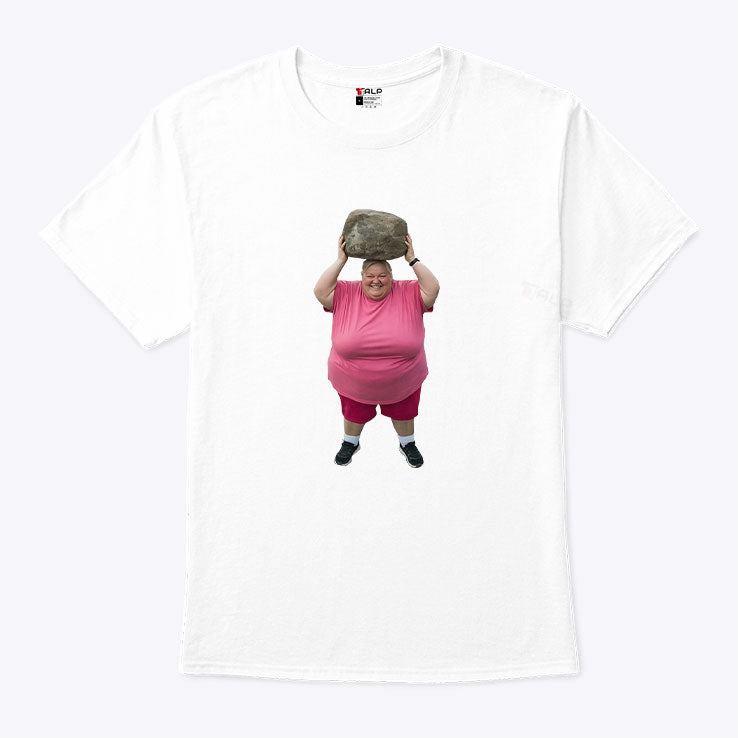 AI Glass Bridge Rock Lady T Shirt
