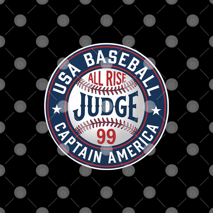 Aaron Judge Captain America USA Baseball T Shirt