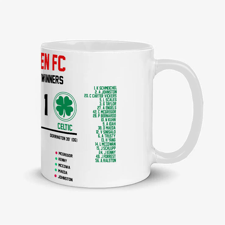 Aberdeen FC Scottish Cup Winners Final Against Celtic FC 2024/25 Mug