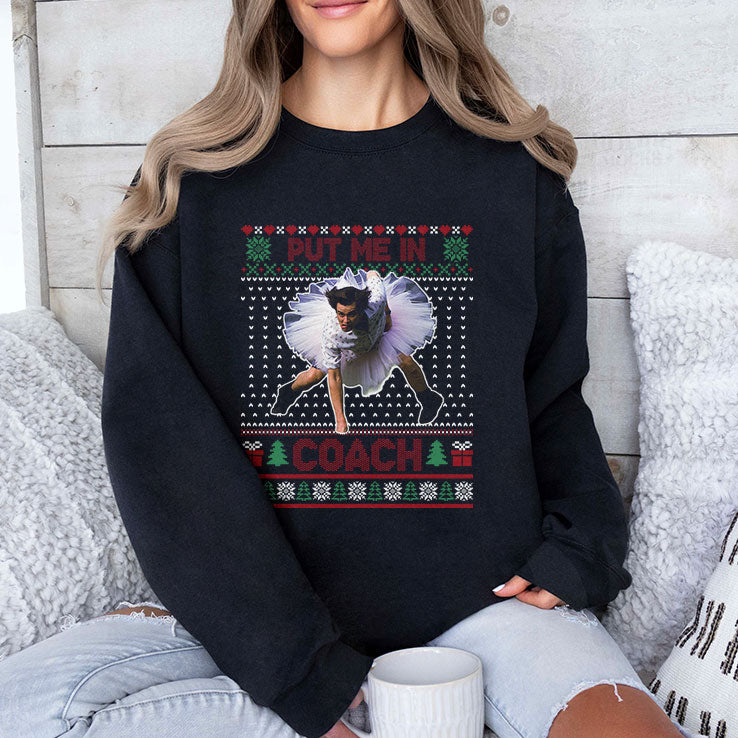 Ace Ventura Jim Carrey Put Me In Coach Christmas Shirt