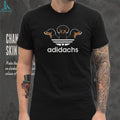 Adidachs Funny Dachshund Weiner Dog Parody Logo T Shirt