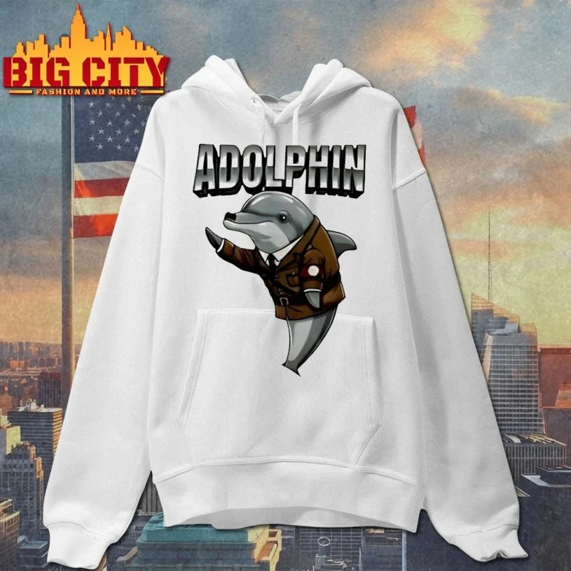 Adolphin Dolphin Adolf Hitler Nazi Uniform t-shirt