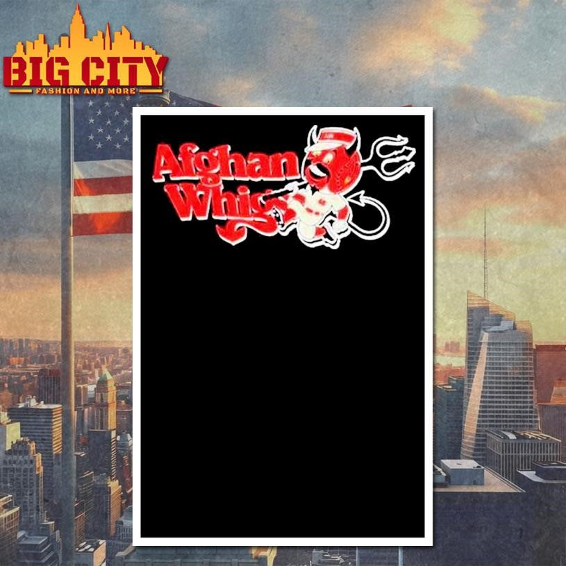 Afghan Whigs Baller Devil Cincinnati Reds Mascot Shirt