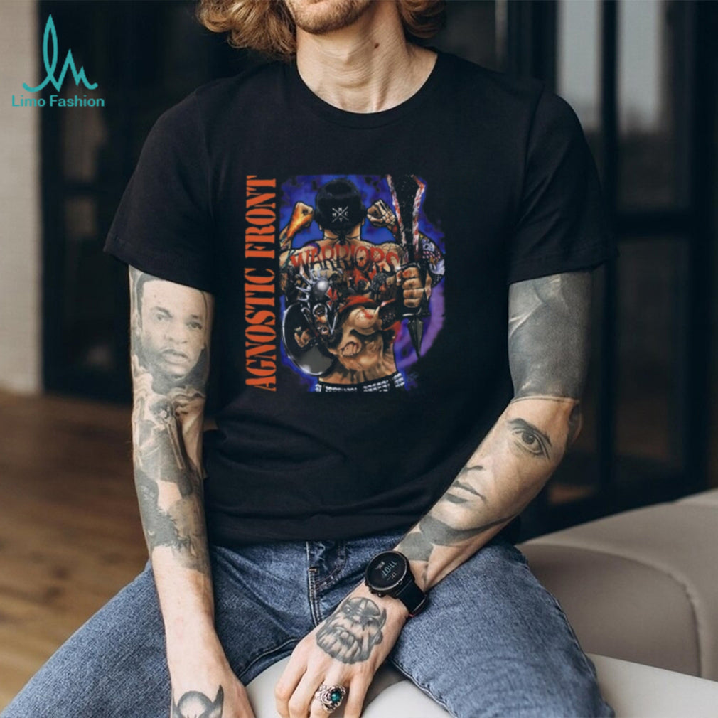 Agnostic Front Warriors NYHC Graphic Black T Shirt