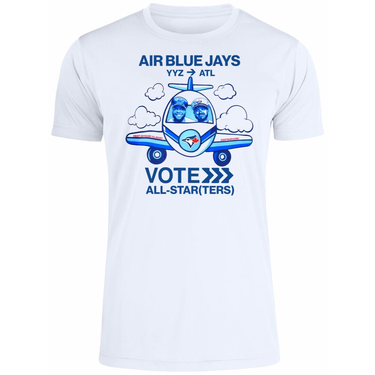 Air Blue Jays YYZ ATL Vote All Star T-shirt