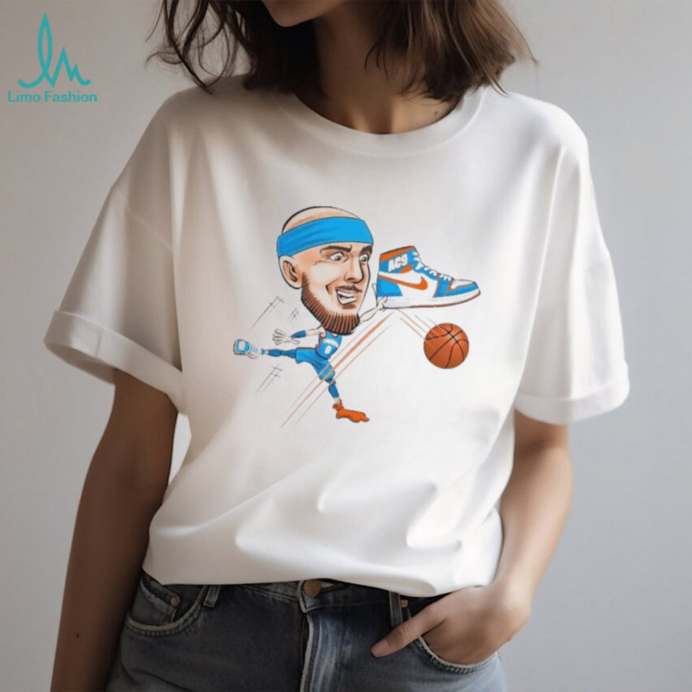 Alex Caruso AC9 Basketball Caricature Sneaker Graphic Tee