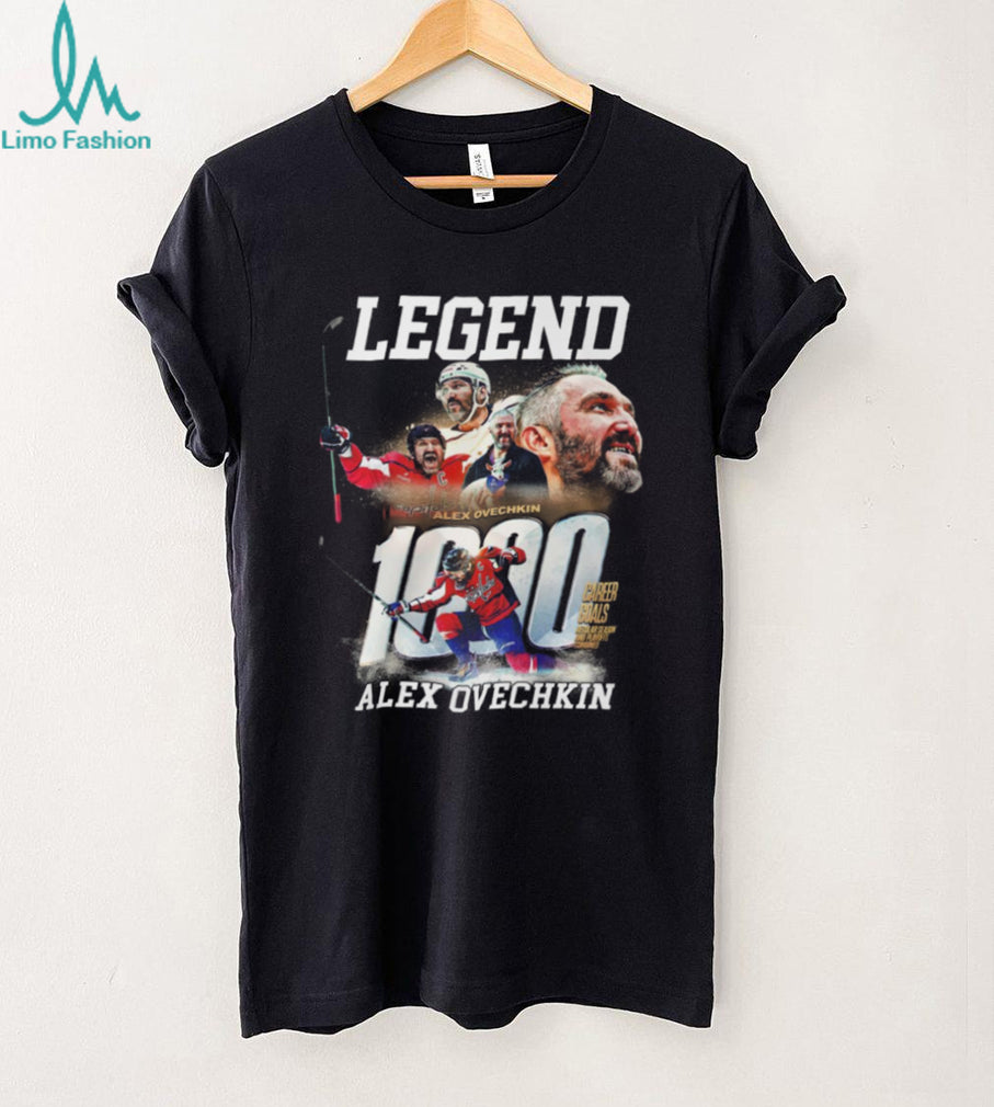 Alex Ovechkin Washington Capitals 1000 Career Goals Legend T Shirt