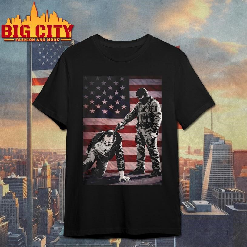 Alex Pretti Was Executed By Ice Flag America 2026 Shirt