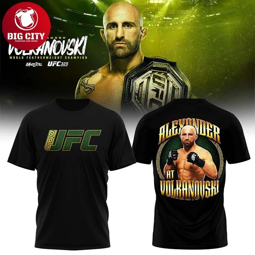 Alexander Volkanovski UFC 325 Featherweight Champion Two Sided Shirt