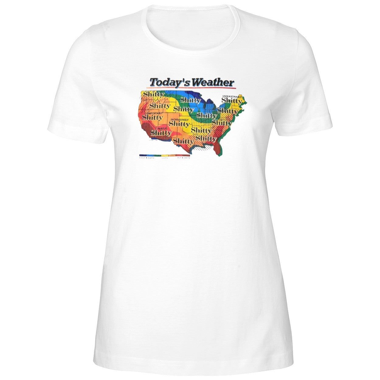 Alexandra With Today’s Weather Shirt