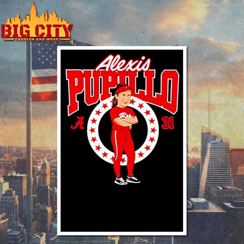 Alexis Pupillo Alabama Softball NCAA Legends player collage Shirt