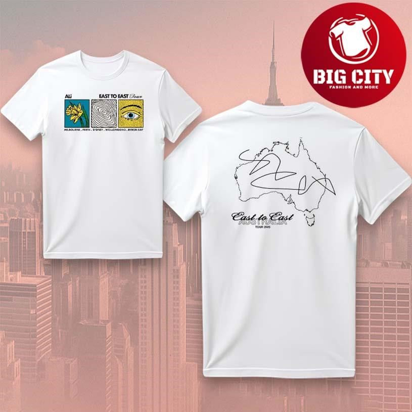 Ali East to East Australia Tour Dandelion Two Sided Shirt