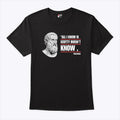 All I Know Is Scotty Doesn’t Know Funny Socrates Parody T Shirt