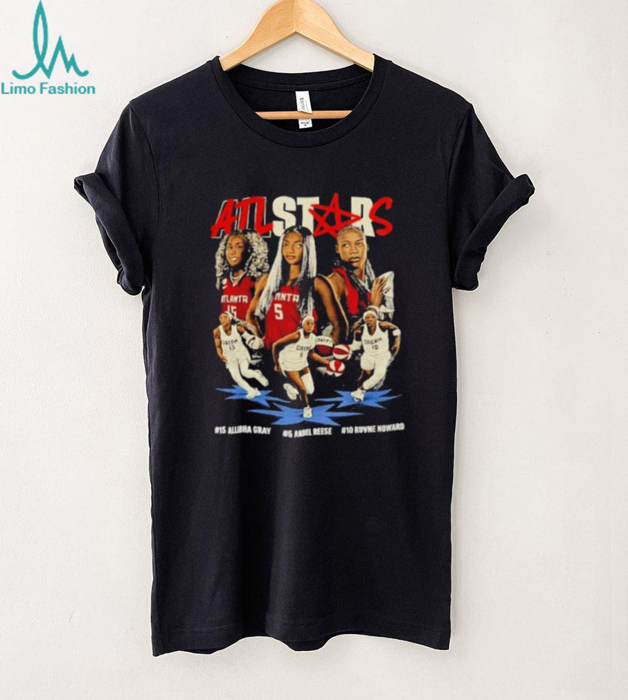 Allibha Gray Anbel Reese and Ruvne Noward ATL Stars Bootleg shirt