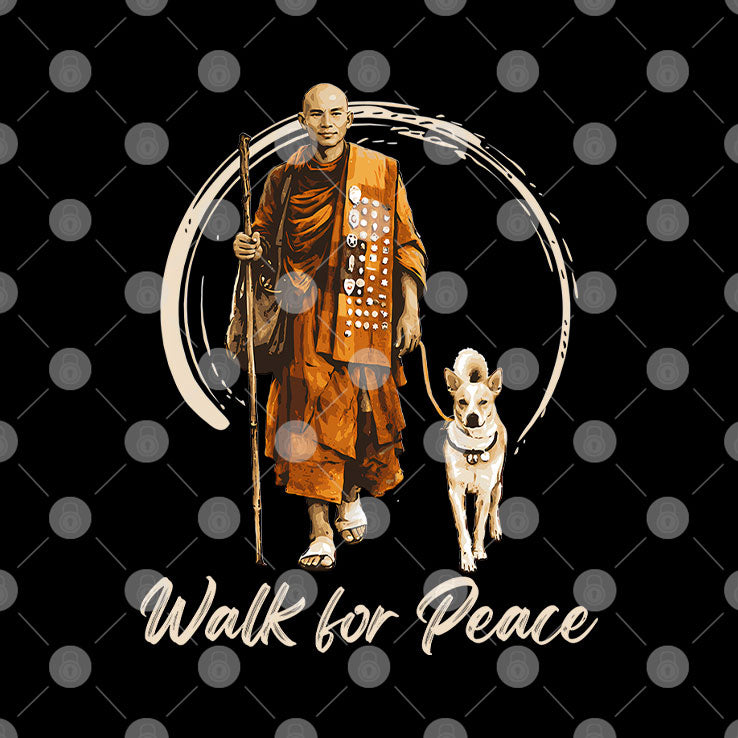 Aloka Dog Walk For Peace T Shirt