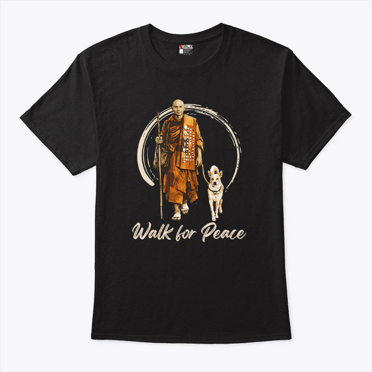 Aloka Dog Walk For Peace T Shirt