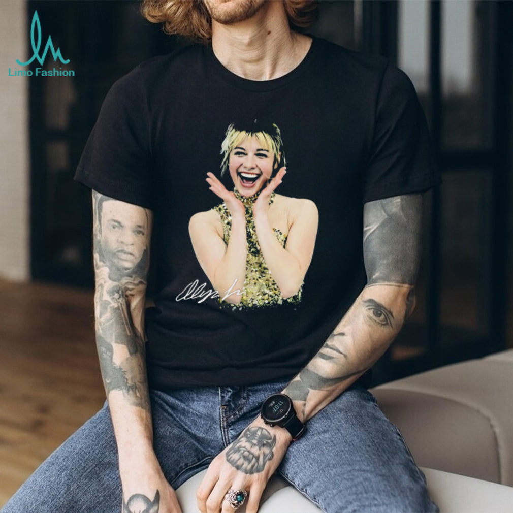 Alyssa P Happy Expression Signature Graphic T Shirt