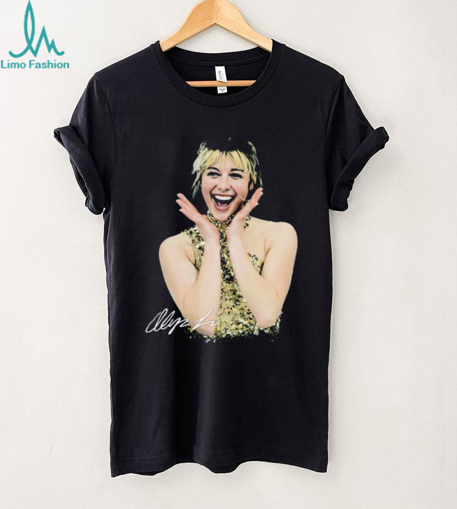 Alyssa P Happy Expression Signature Graphic T Shirt