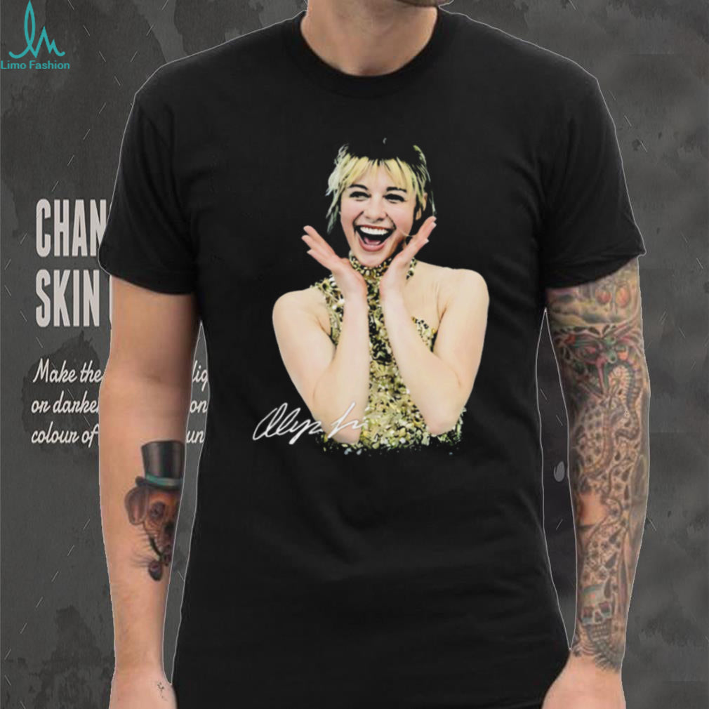 Alyssa P Happy Expression Signature Graphic T Shirt