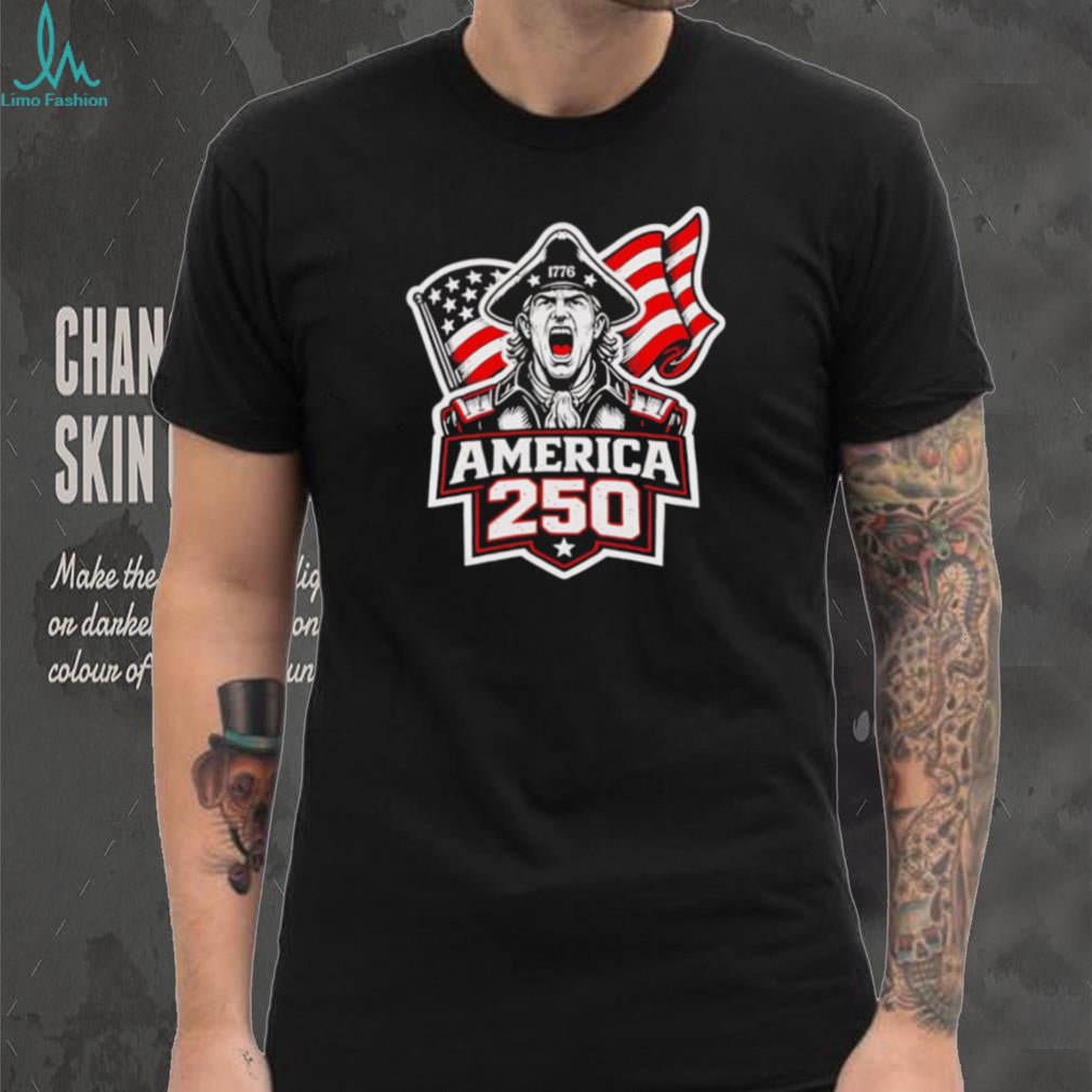 America 250 Patriot 1776 Revolutionary War Anniversary T Shirt
